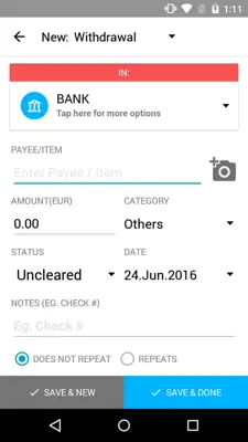 Expense IQ Money Manager android App screenshot 5